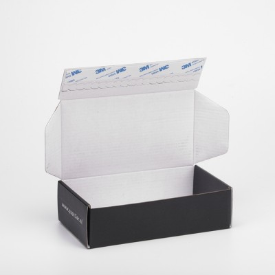 self seal corrugated cardboard folding mailer box custom full color printing tear off mailing boxes with self sealing