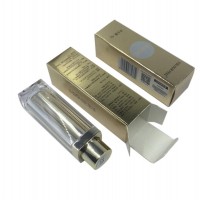 Real factory silver color cosmetic box lid closure cheap price custom lip gloss package gift box