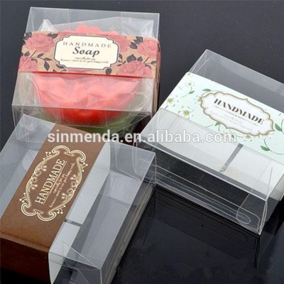 Wholesale folding PVC PET PP plastic travel soap box packaging clear