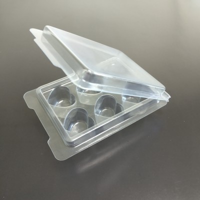 Wholesale Clear Plastic Wax Melts Clamshell Packaging Blister Tray Wax Melts Holder