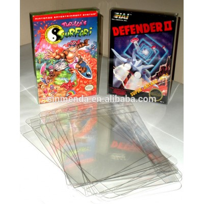 NINTENDO NES BOX protectors , NES Game box display case clear