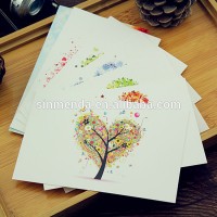 Custom wholesale Bulk printing postcard set in paper box